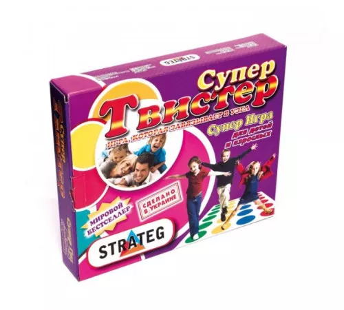 Настольная игра "Супер Твистер" "ЯУ" – в наличии! Купите сейчас у KAZKOVA